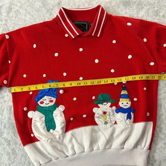 Vintage SML Sport Ugly Christmas Sweatshirt - Picture 9 of 10